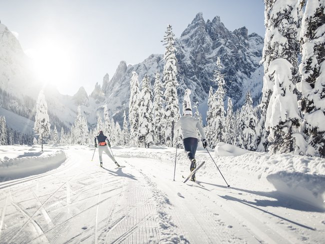 Cross-country skiing in Val Pusteria/Pustertal