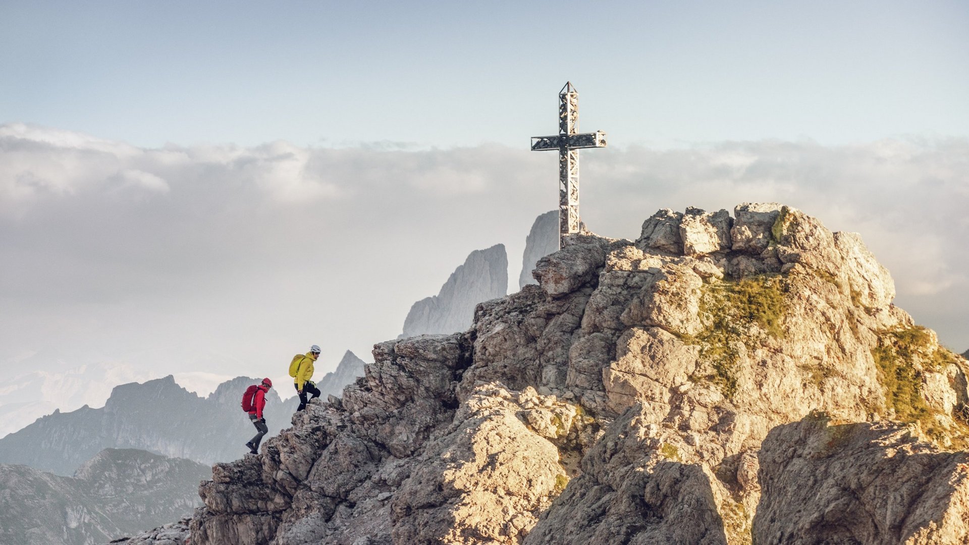 Klettern im Hochpustertal in Südtirol