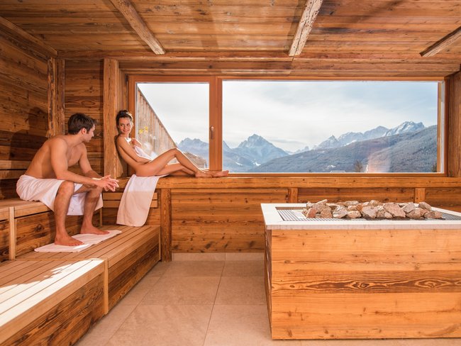 Hotel with sauna in South Tyrol: Alpen Tesitin