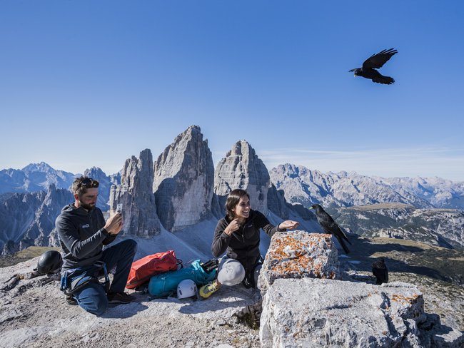 Klettern im Hochpustertal in Südtirol